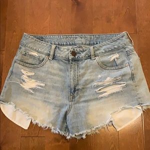 Denim shorts